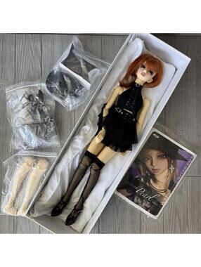 Volks Super Dollfie Rose Compete Doll Outfit Box Rare SDM Partial Full Extras